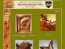 Tablet Screenshot of hiller-intarsien.de